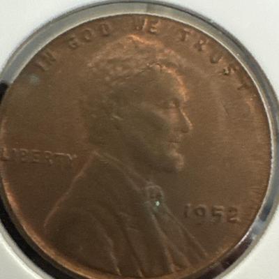 1952 Lincoln Penny - Error Coin