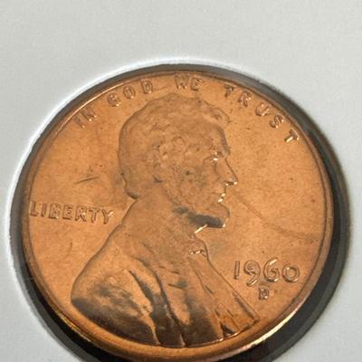 1960 (D) Lincoln Penny - Error