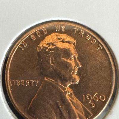 1960 (D) Lincoln Cent - Error