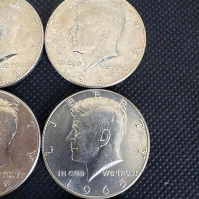 Full Roll (20) Kennedy Half Dollars (1965)