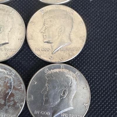 Full Roll (20) Kennedy Half Dollars (1965)