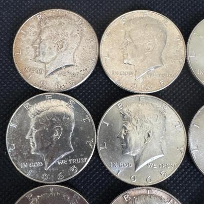 Full Roll (20) Kennedy Half Dollars (1965)