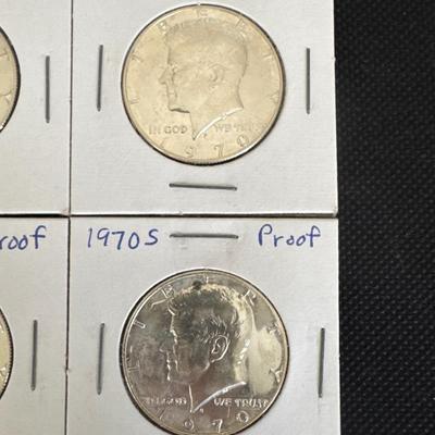 1970 (S) Kennedy Half Dollar Proofs Lot (10)
