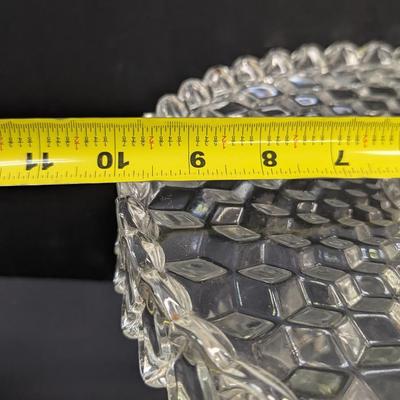 Sale Photo Thumbnail #73: Fostoria Crystal Clear Glass Heavy Round Cake Stand