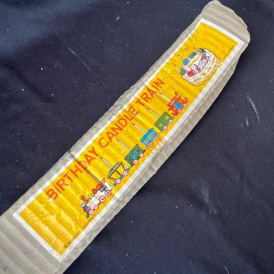 Lot 130 Vintage Train cake decor in box