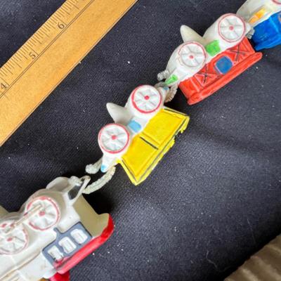 Lot 130 Vintage Train cake decor in box