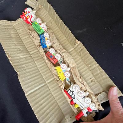Lot 130 Vintage Train cake decor in box