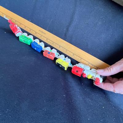 Lot 130 Vintage Train cake decor in box