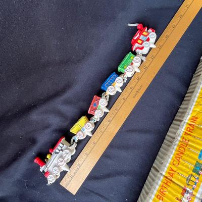 Lot 130 Vintage Train cake decor in box