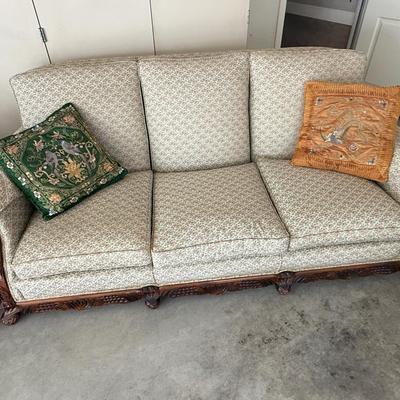 Antique Sofa and Side Chair