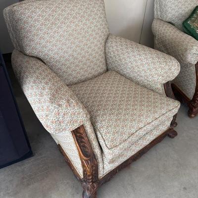 Antique Sofa and Side Chair