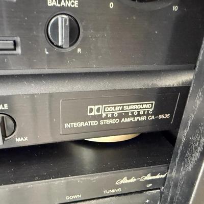 Fisher Stereo Component System 9535 with Speakers, Cabinet