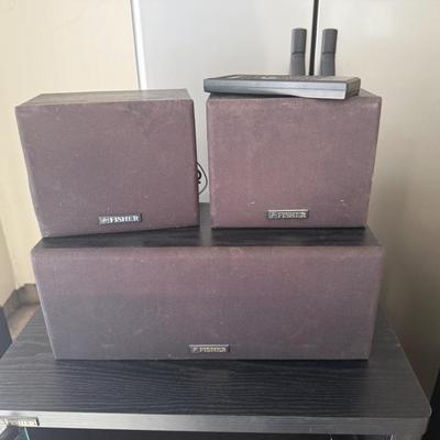 Fisher Stereo Component System 9535 with Speakers, Cabinet