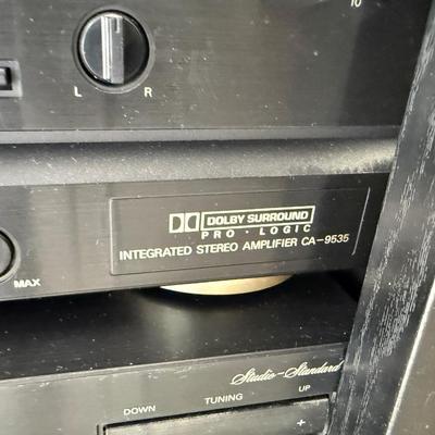 Fisher Stereo Component System 9535 with Speakers, Cabinet