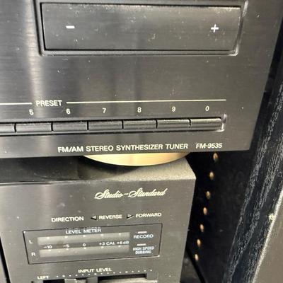 Fisher Stereo Component System 9535 with Speakers, Cabinet