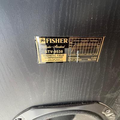 Fisher Stereo Component System 9535 with Speakers, Cabinet