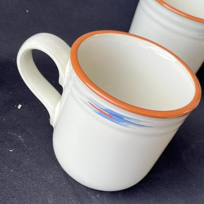 Lot 131 Noritake Raindance mugs