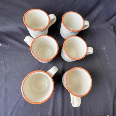 Lot 131 Noritake Raindance mugs