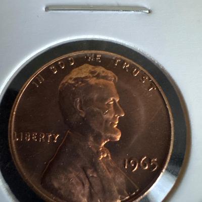 1965 Lincoln Cent “Dot” Error - No Mint Mark