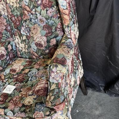 Beautiful Chair and Ottoman