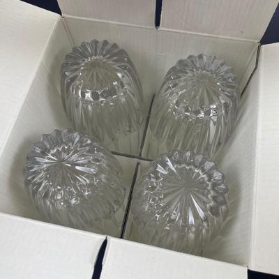 4 Mikasa Lead Crystal Highball glasses