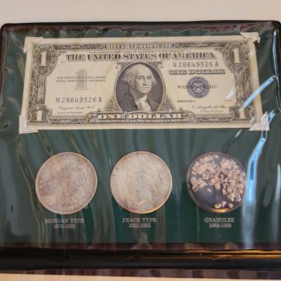 Silver Story Foldered Coin Collection with Silver Certificate - Lot A