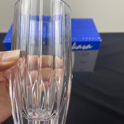 4 Mikasa Lead Crystal Highball glasses Lot B