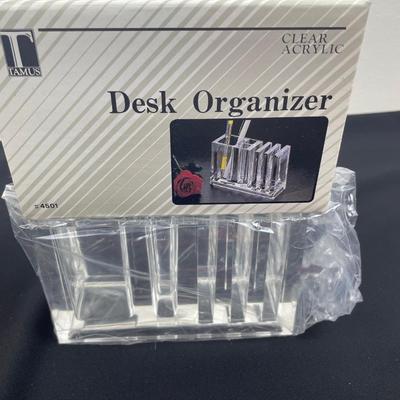 4 Piece Acrylic Desk Organizers