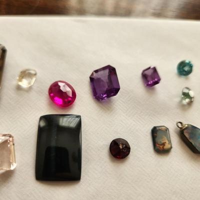 Collection of Gem Stones Jewelry Pieces