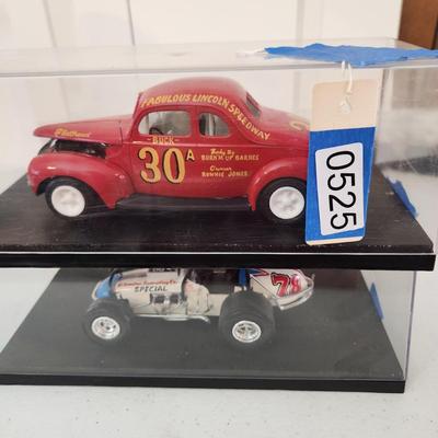 3 Custom Model Racing Cars Lincoln Speedway Burn M up Barnes Ronnie Jones , 2 sizes of Al Hamilton Contracting Sprint Car Special #78