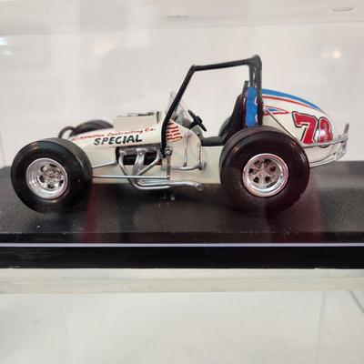 3 Custom Model Racing Cars Lincoln Speedway Burn M up Barnes Ronnie Jones , 2 sizes of Al Hamilton Contracting Sprint Car Special #78