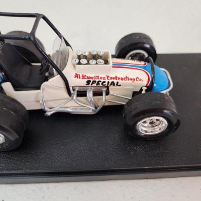 3 Custom Model Racing Cars Lincoln Speedway Burn M up Barnes Ronnie Jones , 2 sizes of Al Hamilton Contracting Sprint Car Special #78