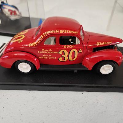 3 Custom Model Racing Cars Lincoln Speedway Burn M up Barnes Ronnie Jones , 2 sizes of Al Hamilton Contracting Sprint Car Special #78