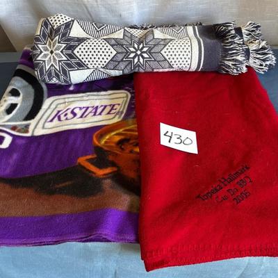 3 Small Blankets