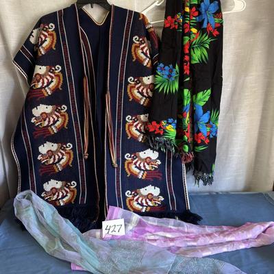 Poncho and Scarves