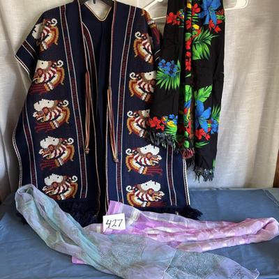 Poncho and Scarves