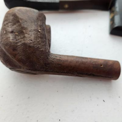 Collection of Smoking Pipes Meerschaum, Custombilt Imported Briar Sheep Head Lion Head, Ropp 917, Thorneycroft BBB Own Mark,, Starfire