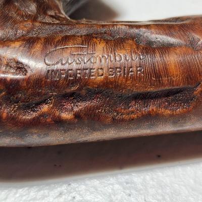 Collection of Smoking Pipes Meerschaum, Custombilt Imported Briar Sheep Head Lion Head, Ropp 917, Thorneycroft BBB Own Mark,, Starfire