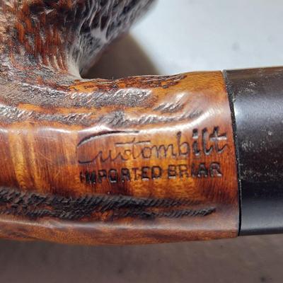 Collection of Smoking Pipes Meerschaum, Custombilt Imported Briar Sheep Head Lion Head, Ropp 917, Thorneycroft BBB Own Mark,, Starfire