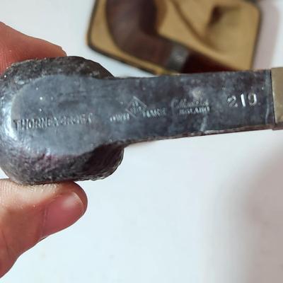 Collection of Smoking Pipes Meerschaum, Custombilt Imported Briar Sheep Head Lion Head, Ropp 917, Thorneycroft BBB Own Mark,, Starfire