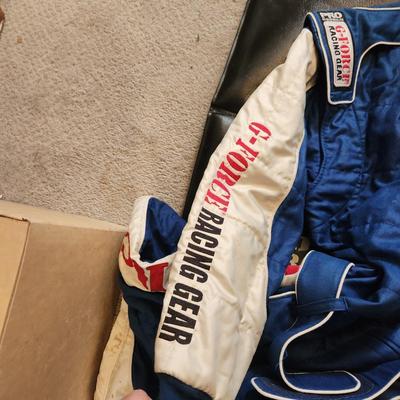 G-Force Racing Pit Mat and Travel Bag with Racing Suit and Gloves