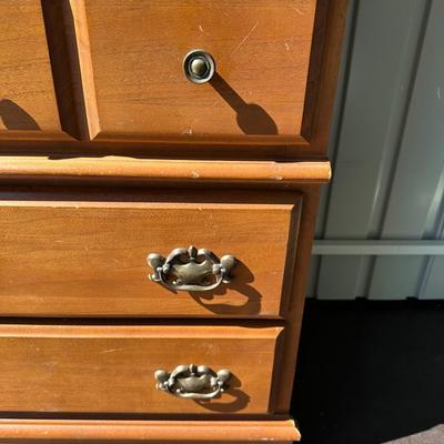 3 DRAWER FOLD DOWN SECRETARY CHEST