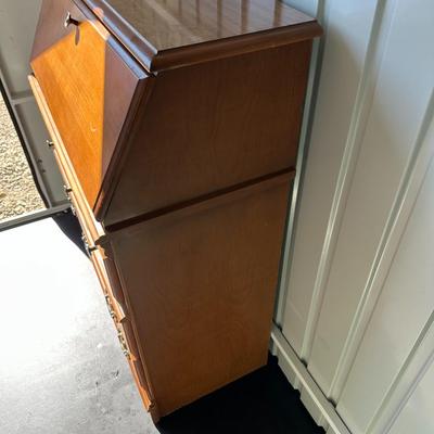3 DRAWER FOLD DOWN SECRETARY CHEST