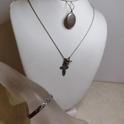 Assorted Sterling Silver Jewelry- Approx Total Weight 25.1 Grams (#78)