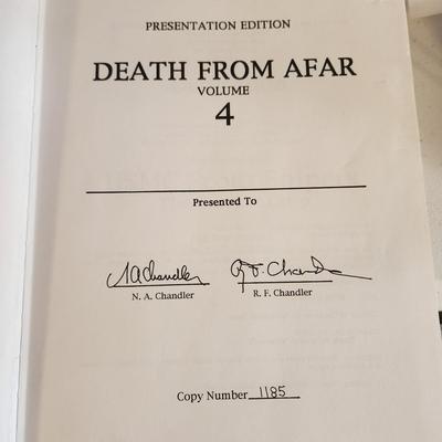 Carlos Hathcock White Feather USMC Scout Sniper , Death from Afar Chandler Both Signed