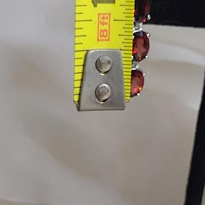 Sterling Silver and Gemstone Post Earrings and Ring Set- Approx Total Weight 6.4 Grams (#79)