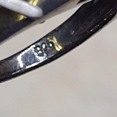 Sterling Silver and Gemstone Post Earrings and Ring Set- Approx Total Weight 6.4 Grams (#79)