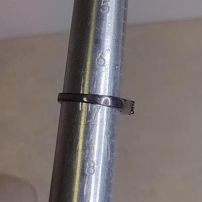 Sterling Silver and Gemstone Post Earrings and Ring Set- Approx Total Weight 6.4 Grams (#79)