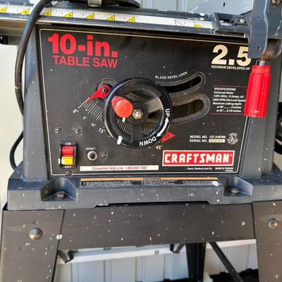 CRAFTSMAN 10" TABLE SAW