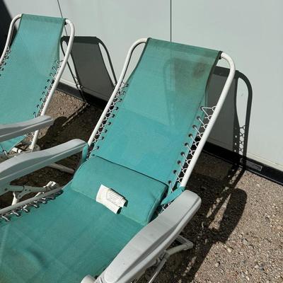 2 ZERO GRAVITY LOUNGE CHAIRS
